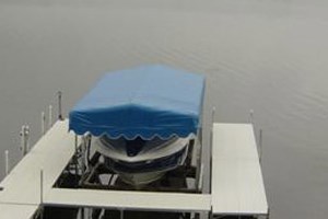 Roll-A-Dock with Boat Lift